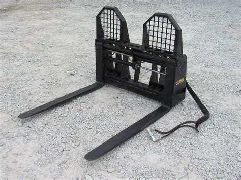 skid steer tree fork attachment|skid steer pallet fork extensions.